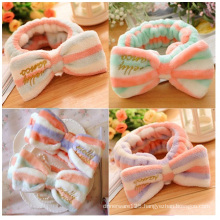 Bowknot Make-up Beauty Headdress, Cotton Headband for Girls